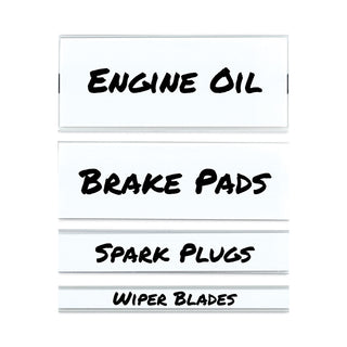 C-Line® Clear Magnetic Label Holders, Side Load, 6 x 0.5, Clear, 10/Pack (CLI87805)