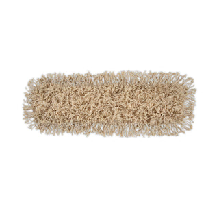 Boardwalk® Industrial Dust Mop Head, Hygrade Cotton, 24w x 5d, White (UNS1324)