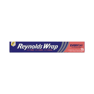 Reynolds® Standard Aluminum Foil Roll, 12" x 75 ft, Silver, 35/Carton (RFPF28015CT)