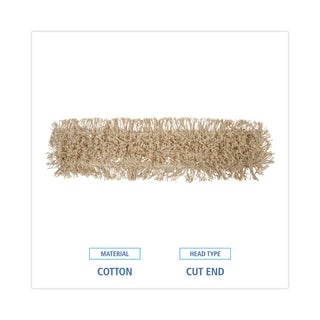 Boardwalk® Industrial Dust Mop Head, Washable, Hygrade Cotton, 36w x 5d, White (UNS1336)