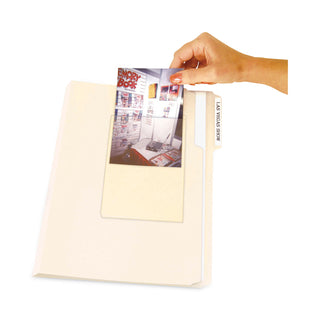 C-Line® Peel & Stick Photo Holders, 4 3/8 x 6 1/2, Clear, 10/Pack (CLI70346)