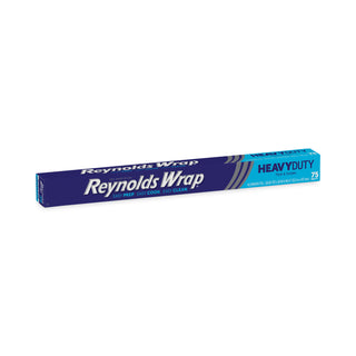 Reynolds® Heavy Duty Aluminum Foil Roll, 18" x 75 ft, Silver, 20/Carton (RFPF28028CT)