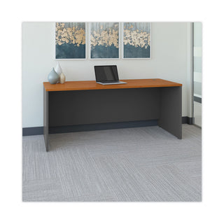 Bush® Series C Collection 72W Desk Shell, 71.13w x 29.38d x 29.88h, Natural Cherry/Graphite Gray (BSHWC72436)