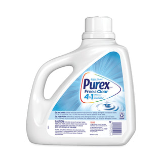Purex® Free and Clear Liquid Laundry Detergent, Unscented, 150 oz Bottle (DIA05020EA)