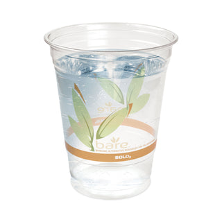 Dart® Bare Eco-Forward RPET Cold Cups, 12-14 oz, Clear, 50/Pack (DRCRTP12BAREPK)
