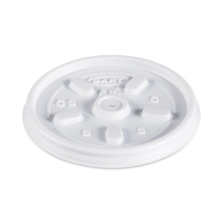 Dart® Plastic Lids for Foam Containers, Vented, Fits 3.5-6 oz, White, 1,000/Carton (DAR6JL)