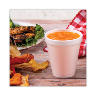 Dart® Foam Drink Cups, 8oz, White, 25/Pack (DCC8J8BG) (DRT8J8)