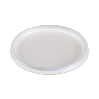 Dart® Plastic Lids for Foam Cups, Bowls and Containers, Flat, Vented, Fits 6-32 oz, Translucent, 1,000/Carton (DCC20JL) (DRC20JL)