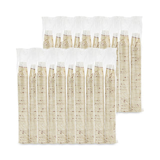 Dart® Symphony Design Trophy Foam Hot/Cold Cups, 12oz, Beige, 1000/Carton (SLOX12J8002)