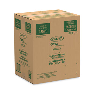 Dart® Conex Complements Portion/Medicine Cups, 3.25 oz, Clear, 2500/Carton (DCC325PC)