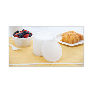 Dart® Plastic Lids for Foam Cups, Bowls and Containers, Flat, Vented, Fits 6-32 oz, Translucent, 1,000/Carton (DCC20JL) (DRC20JL)