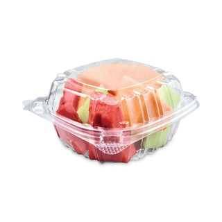 Dart® ClearSeal Hinged Clear Containers, 13 4/5 oz, Clear, Plastic, 5.4 x 5.3 x 2.6 (DCCC53PST1)