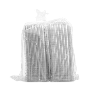 Dart® ClearSeal Plastic Hinged Container, 8-5/16 x 8-5/16 x 2, Clear, 125/BG, 2 BG/CT (DCCC89PST1)