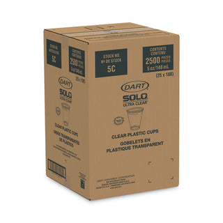 SOLO® Ultra Clear Cups, 5 oz., PET, 100/Bag (DCC5C)