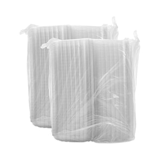Dart® ClearSeal Plastic Hinged Container, 3-Comp, 9 x 9-1/2 x 3, 100/Bag, 2 Bags/CT (DCCC95PST3)