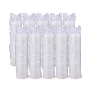 Dart® Liftn'Lock Lids, 10-14oz Cups, Translucent, 100/Sleeve, 10 Sleeves/Carton (12FTLSDART)