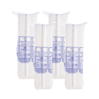 Dart® Foam Hot Dog Container/Hinged Lid, 7-1/1 x3-4/5x2-3/10, White,125/Bag, 4 Bags/Ct (DCC72HT1)