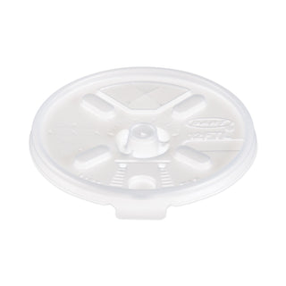 Dart® Liftn'Lock Lids, 10-14oz Cups, Translucent, 100/Sleeve, 10 Sleeves/Carton (12FTLSDART)