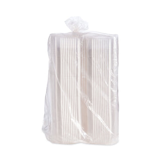 Dart® StayLock Clear Hinged Lid Containers, 5.4 x 9 x 3.5, Clear, 250/Carton (C35UT1DART)