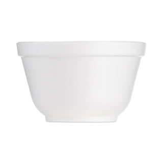 Dart® Foam Container, 6 oz, White, Squat (6B12DART)