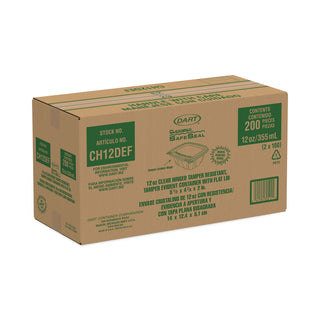 Dart® ClearPac Container, 4.9 x 2 x 5.5, 12 oz, Clear, 200/Carton (122065)