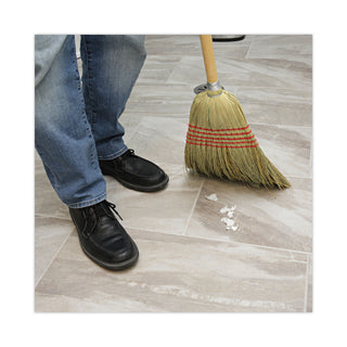 Boardwalk® Parlor Broom, Yucca/Corn Fiber Bristles, 55.5" Overall Length, Natural (BWK926YEA)