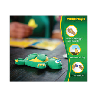 Crayola® Model Magic Modeling Compound, 8 oz each packet, White, 2 lbs. (CYO574400)
