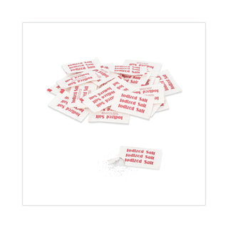 Office Snax® Iodized Salt Packets, 0.75 g Packet, 3,000/Box (OFX15261)
