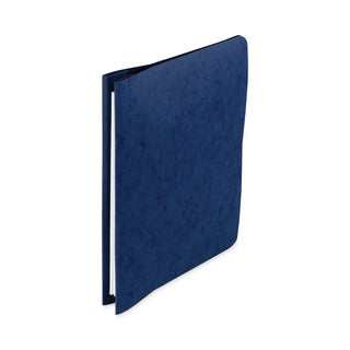 ACCO PRESSTEX Covers with Storage Hooks, 2 Posts, 6" Capacity, 12 x 8.5, Dark Blue (ACC54133)
