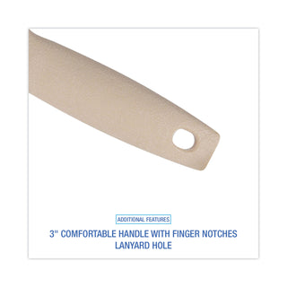 Boardwalk® Utility Brush, Cream Tampico Bristles, 5.5" Brush, 3" Tan Plastic Handle (BWK4208)