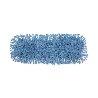 Boardwalk® Mop Head, Dust, Looped-End, Cotton/Synthetic Fibers, 24 x 5, Blue (UNS1124)
