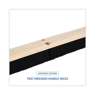 Boardwalk® Floor Brush Head, 2.5" Black Tampico Fiber Bristles, 24" Brush (BWK20224)
