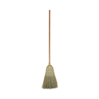Boardwalk® 100% Corn Brooms, 60" Overall Length, Natural, 6/Carton (BR10001BW)