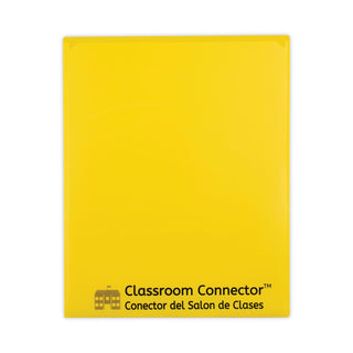 C-Line® Classroom Connector Folders, 9" x 11-3/4", 25/BX, Yellow (CLI32006)
