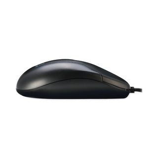 Adesso Three-Button Desktop Optical Scroll USB Mouse, USB 2.0, Left/Right Hand Use, Black (ADEHC3003US)