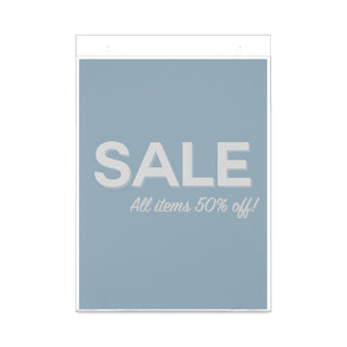 deflecto® Classic Image Wall-Mount Sign Holder, Portrait, 8 1/2 x 11, Clear (DEF68201)