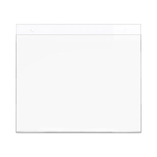 deflecto® Classic Image Wall-Mount Sign Holder, Landscape, 11 x 8 1/2, Clear (DEF68301)