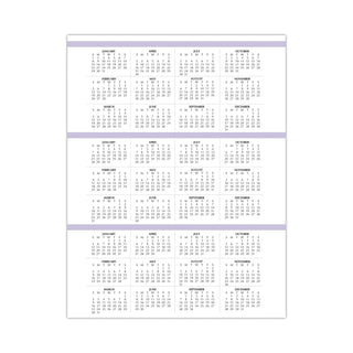 House of Doolittle™ Recycled WildFlower Weekly/Monthly Planner, WildFlower Artwork, 11 x 8.5, Gray/White/Purple Cover, 12-Month (Jan-Dec): 2025 (HOD28774)