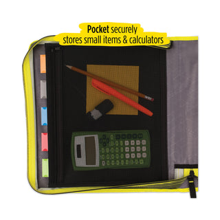 Five Star® Zipper Binder and Expansion Panel, 3 Rings, 2" Capacity, 11 x 8.5, Assorted (MEA29052)