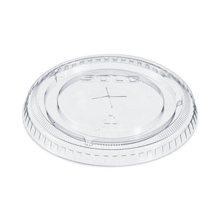 SOLO® Straw-Slot Cold Cup Lids, 9oz-20oz Cups, Clear, 100/Pack (SLO662TS0090PK)