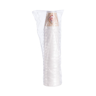 Dart® Cafe G Foam Hot/Cold Cups, 12 oz, Brown/Red/White, 20/Pack (DCC12X16GPK)