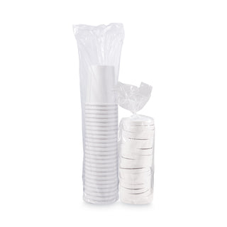SOLO® Flexstyle Double Poly Food Combo Pack, 32 oz, White, 25/Pack, 10 Packs/Carton (SCCKHB32A)