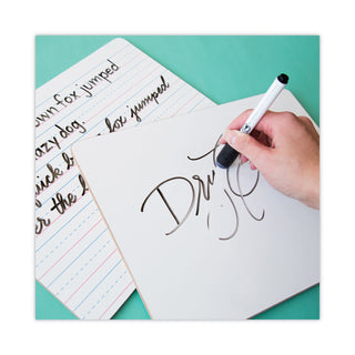 U Brands Double-Sided Dry Erase Lap Board, 12 x 9, White Surface, 24/Pack (UBR4863U0001)