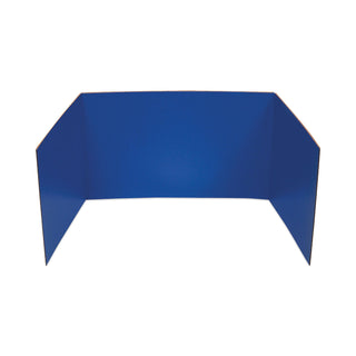 Flipside Study Carrel Color Corrugated, 12" x 48', 24/PK, Ast (FLP60045)