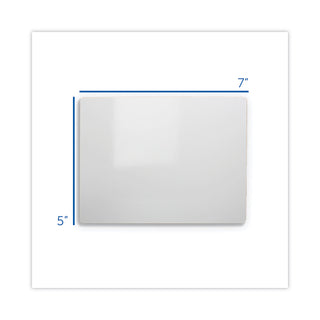 Flipside Dry Erase Board, 7 x 5, White, 12/Pack (FLP10156)