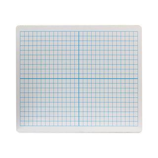 Flipside Graphing Two-Sided Dry Erase Board, 12 x 9, XY Axis Front, White Back, 12/Pack (FLP11200)