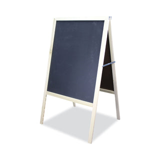 Flipside Black Chalkboard Marquee Board. 24 x 42, Natural Wood Frame (FLP31222)