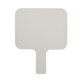 Flipside Dry Erase Paddle, 9.75 x 8, White, 12/Pack (FLP10039)