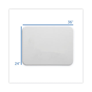 Flipside Magnetic Dry Erase Board, 24" x 36", White (FLP10027)