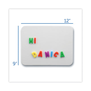 Flipside Dry-Erase Board, 9" x 12", 12/PK, White (FLP21004)
